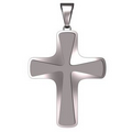 Sterling Silver Cross Pendant, 3/4" X 1.7mm Sterling Silver Cross Pendant, 3/4" X 1.7mm Sterling